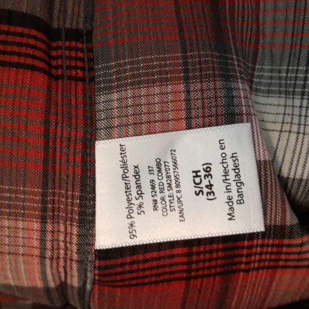 Men's Swiss Tech Button Down Shirts Bundle Plaid Stripes S 34-36 - Picture 7 of 16